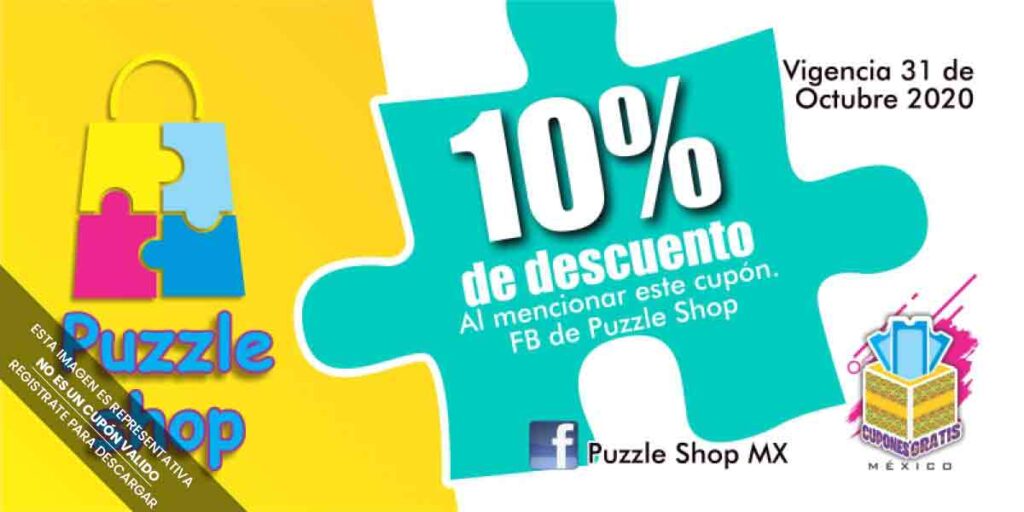 10 porciento de Descuento en Puzzle Shop