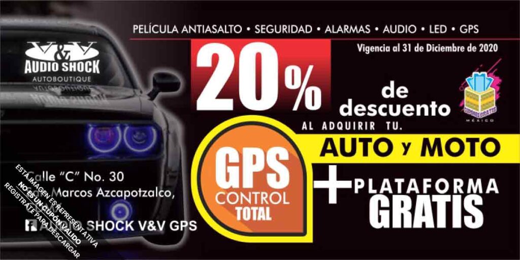 Cupón V&V Audio Shock