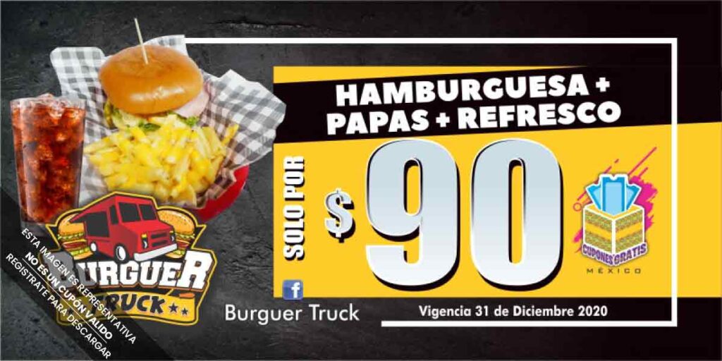 Cupón Burguer Truck